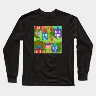 happy neighbors house Long Sleeve T-Shirt